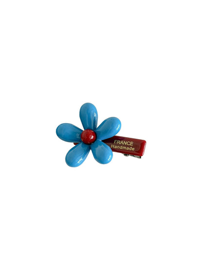 Beau - Glossy Acrylic Flower Side Barrette
