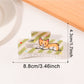 Beau - Square Animal Print Hair Claw Clip