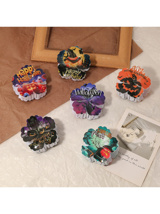 Beau - Halloween Themed Flower Shaped Claw Clip