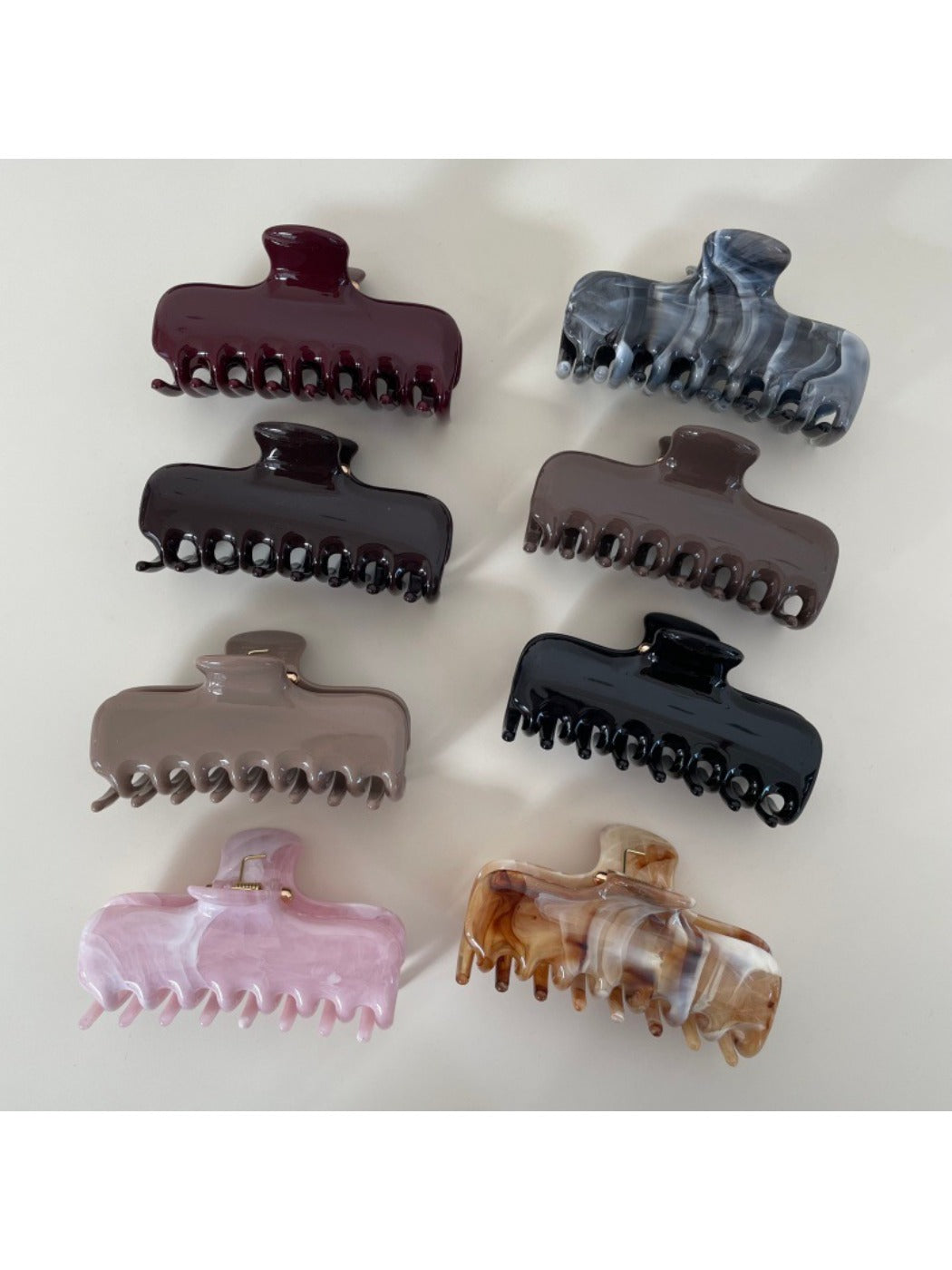 Beau - Spring Summer Solid Ombre Claw Clip