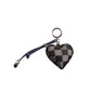 Keypus - Cartoon Denim Heart-shaped Keychain