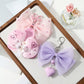 Keypus - Sweet Bow and Heart Charm Keychain