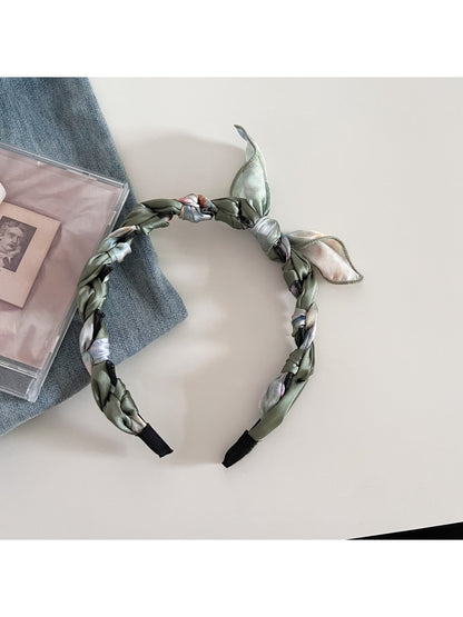 Gifty - Vintage Rabbit Ear Bow Wrap Headband