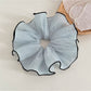 Gifty - Pleated Ruffle Edge Chiffon Scrunchie