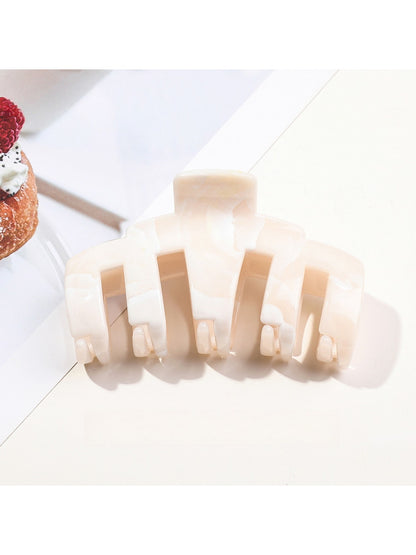 Beau - Geometric Marbled PS Alloy Hair Claw Clip