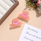 Beau - Pink Mini Triangular Hair Clip