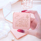 Mirroray - Square Alloy Frame Folding Makeup Mirror