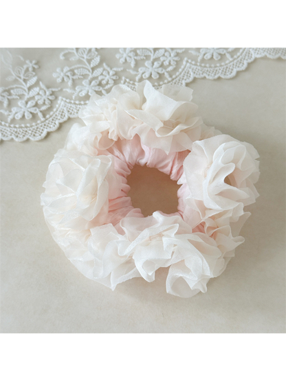 Gifty - High Elastic Ruffle Ballet Style Scrunchie
