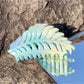 Beau - Gradient Plastic Flower Design Claw Clip