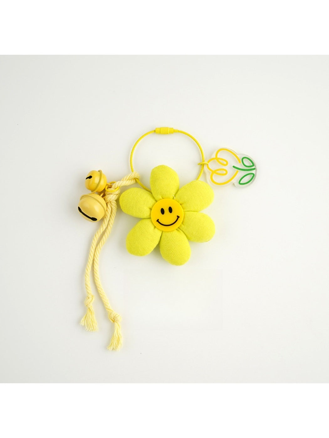 Keypus - Daisy Sunflower Smile Keychain