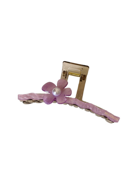 Beau - Sweet Floral Wave Shape Hair Styling Claw Clip