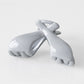 Beau - Solid Color Large Crossed Design Claw Clip