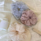 Gifty - Double Layer Mesh Ruffle Hair Tie Scrunchie