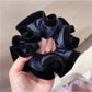 Gifty - Pleated Satin Color Blocking Scrunchie