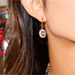 Earedge - Drop Earrings with Cherry Bow Motif