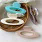 Beau - Oval Shaped Openwork Hair Claw Clip