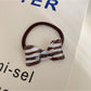 Gifty - Simple Striped Bow Hair Tie