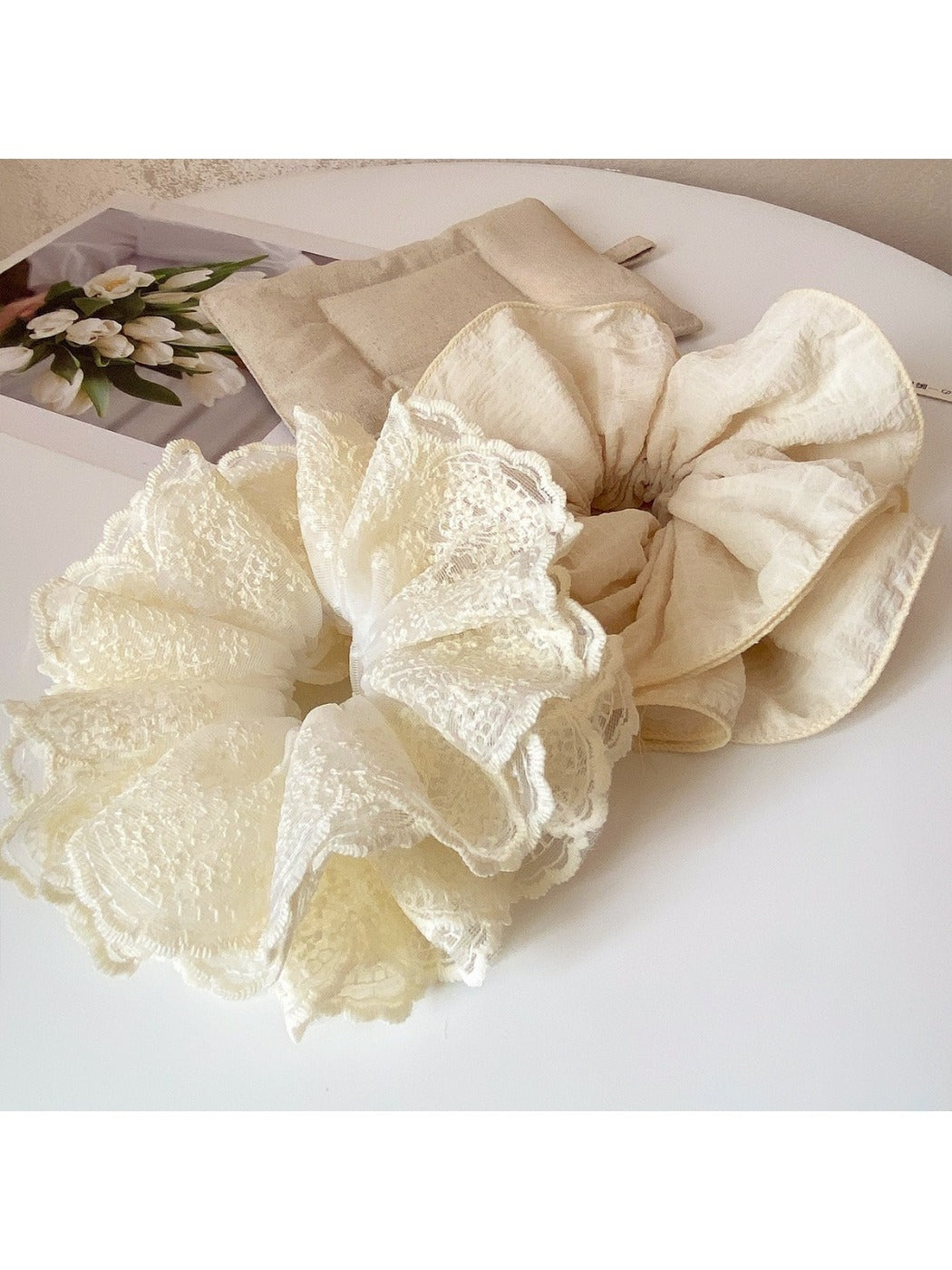 Gifty - Spring Summer Spun Yarn Hair Ties