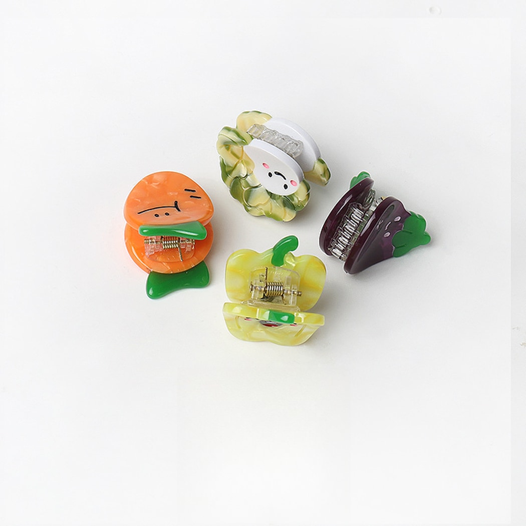 Beau - Acetate Vegetable Character Claw Hair Clip