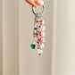 Keypus - Sweet Beaded Cherry Keyring Bag Charm Keychain