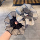 Gifty - Gingham Ruffled Voluminous Scrunchie