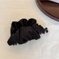 Beau - Polyester Blend Pleated Banana Clip
