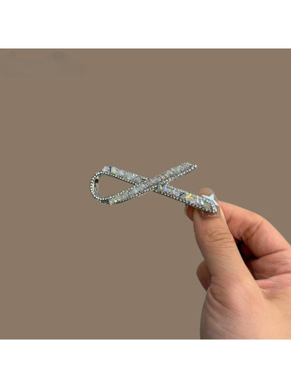 Beau - Cross Design Alloy Duckbill Side Hair Clip