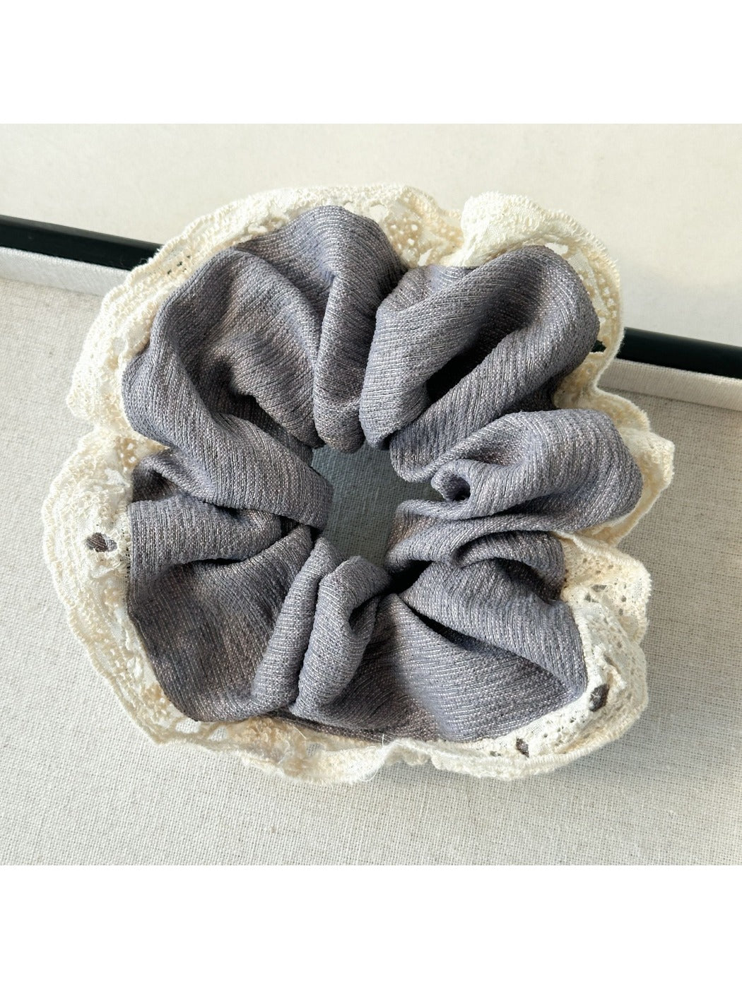 Gifty - Lace Floral Hair Scrunchie