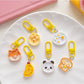 Keypus - Cute Breakfast Plate Pendant Keychain