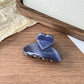 Beau - Elegant Heart Acetate Hair Clip
