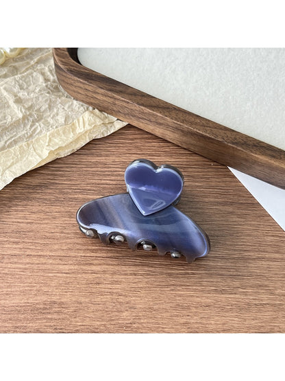 Beau - Elegant Heart Acetate Hair Clip