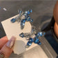 Beau - Blue Star Bow Hair Clip