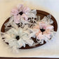 Gifty - Polyester Lace Bow Round Design Hair Tie