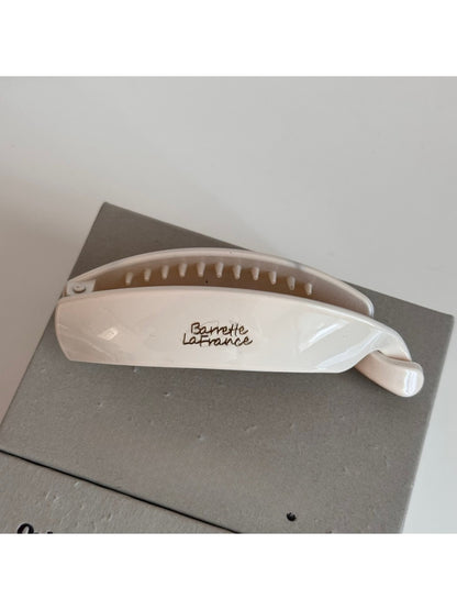 Top view of Beau minimalist stick hair clip showing slim, straight design