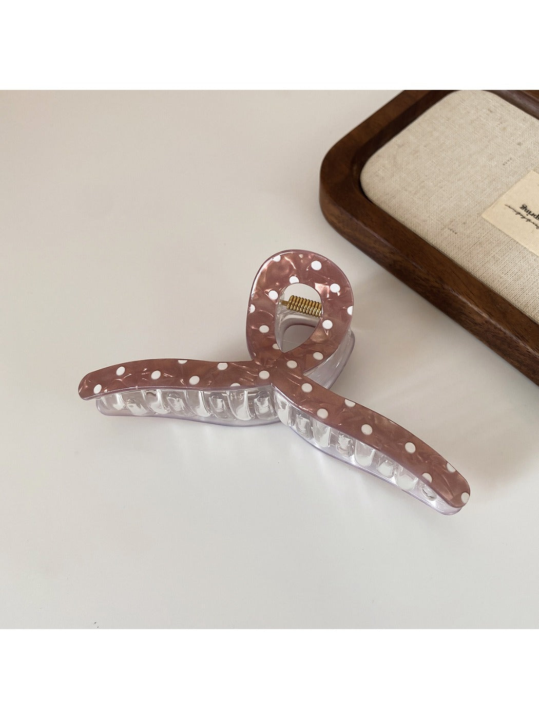 Beau - Plaid Leopard Polka Dot Hair Claw Clip