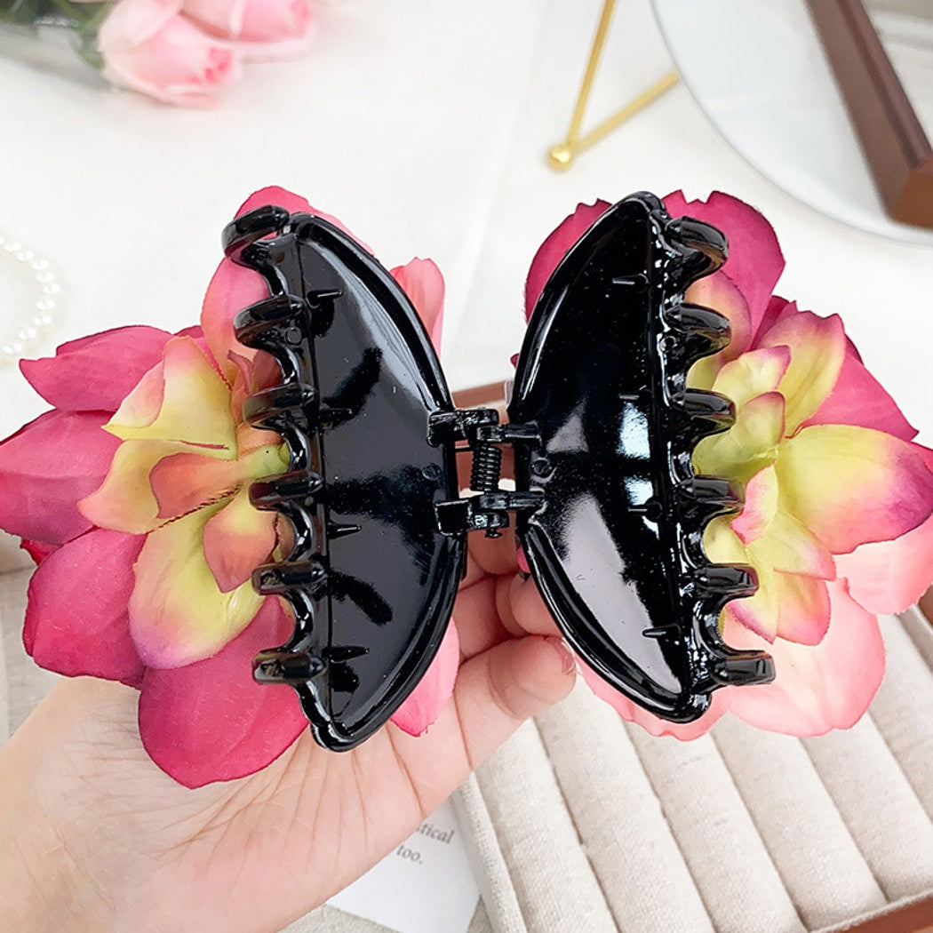 Beau - Elegant Vacation Style Flower Design Claw Clip