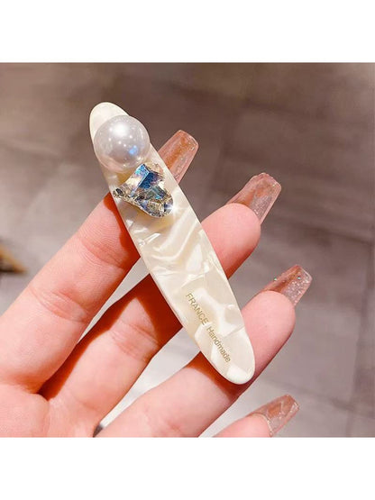 Beau - Acetate Rhinestone-Embellished Hair Clip