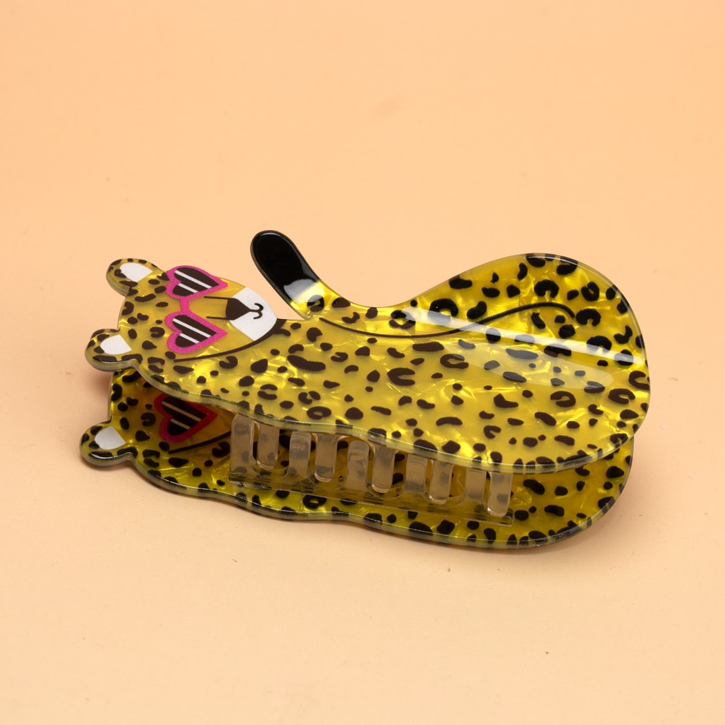 Beau - Leopard Shape Acrylic Claw Clip