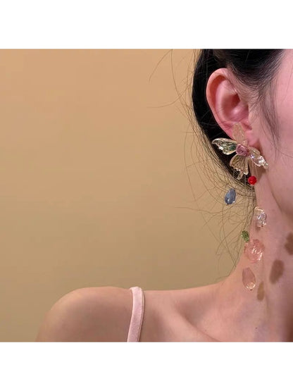 Earedge - Elegant Colorful Butterfly Earrings