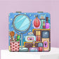 Mirroray - Cartoon Print Folding Makeup Mirror