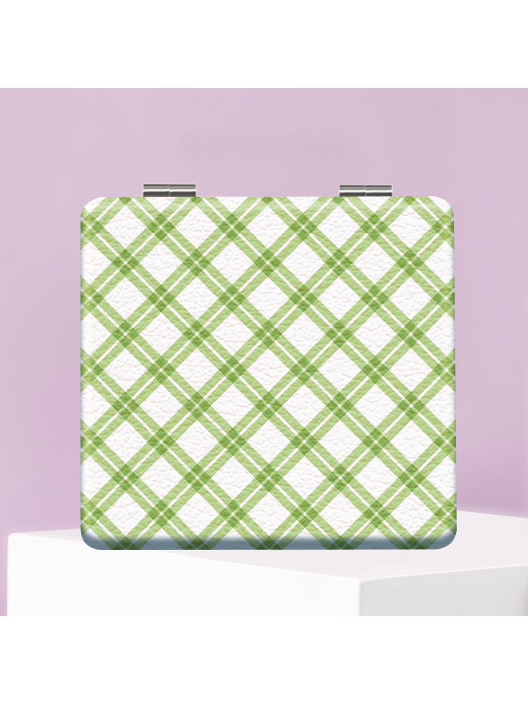 Mirroray - Square Checkered Compact Folding Mirror