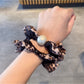 Gifty - Leopard Print Color-Block Scrunchie