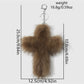 Keypus - Y2K Plush Cross Shape Bag Charm Keychain