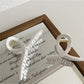Beau - White Geometric Shaped Hair Claw Clip