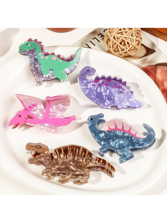 Beau - Cute Cartoon Dinosaur Hair Clips