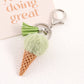 Keypus - Plastic Ice Cream Bag Charm Keychain