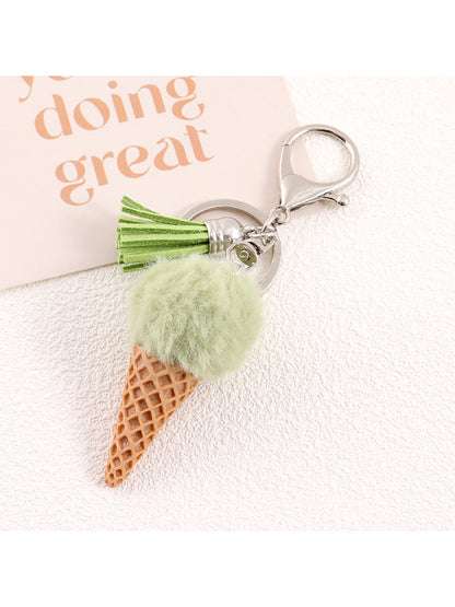 Keypus - Plastic Ice Cream Bag Charm Keychain