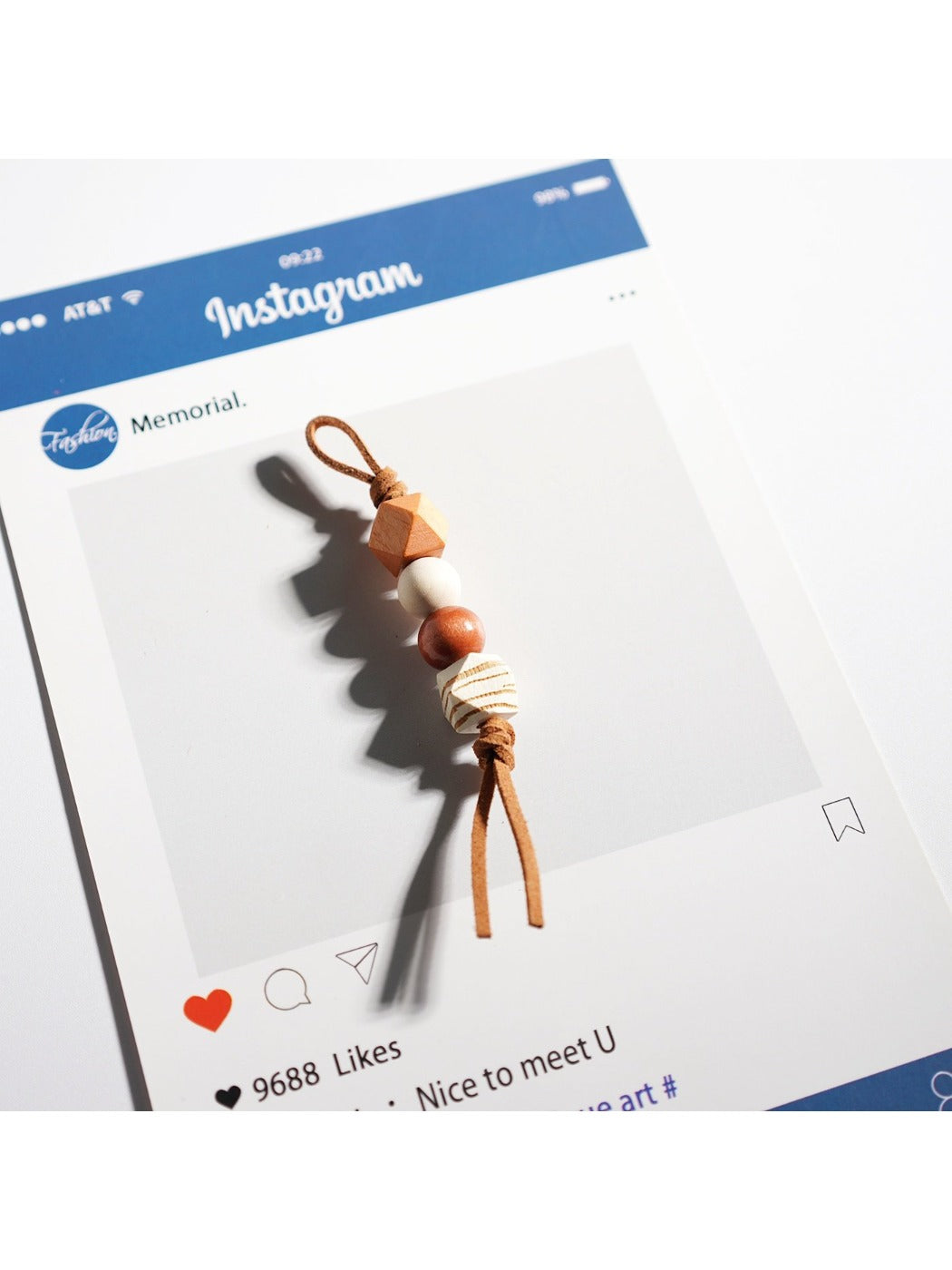 Keypus - Retro Asymmetric Beaded Keychain