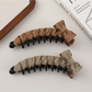 Beau - Sweet Ruched Fabric Look Banana Hair Clip
