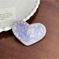 Gifty-Heart Acetate Hair Clip Ponytail Holder Edge Clip